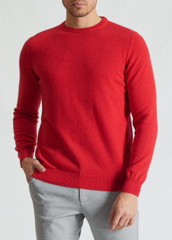 Красный джемпер Balmain из смесовой шерсти с кашемиром, фото